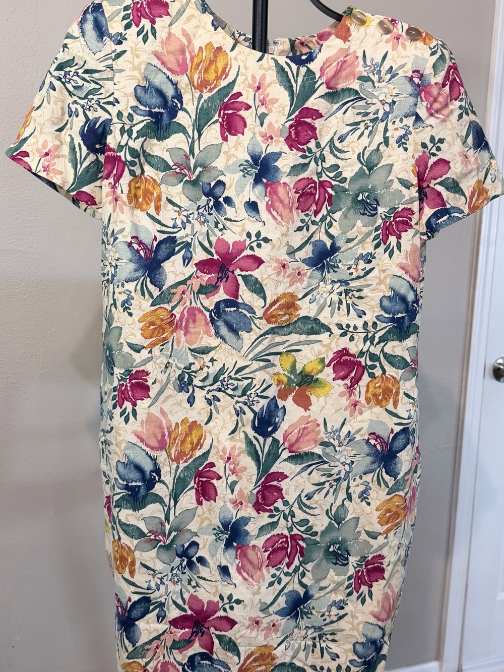 Floral Short-Sleeve Men's Shirt - Multicolor